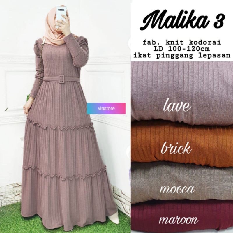 GAMIS KNIT PREMIUM BUSUI RAJUT IMPORT TANGAN BALON