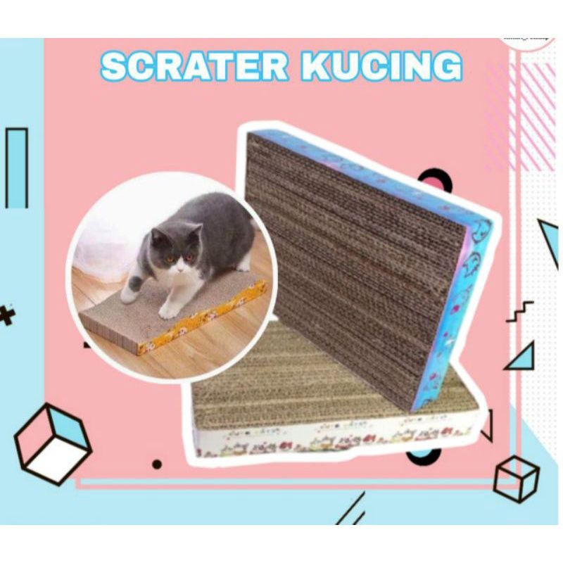 Mainan Garukan Kucing Scrater Cat Cakaran Kucing