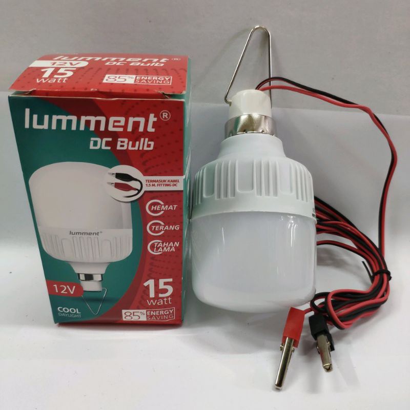 Jual LAMPU 12V AKI 15W LUMMENT 15 WATT LAMPU DC LED BULB ACCU 12VOLT 12