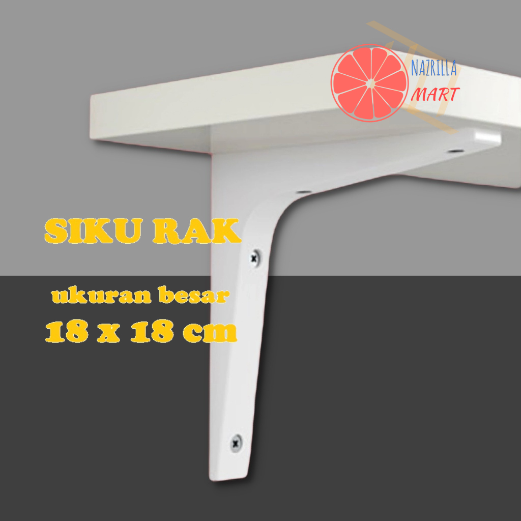Bracket dinding , siku rak dinding , siku , penyangga rak dinding