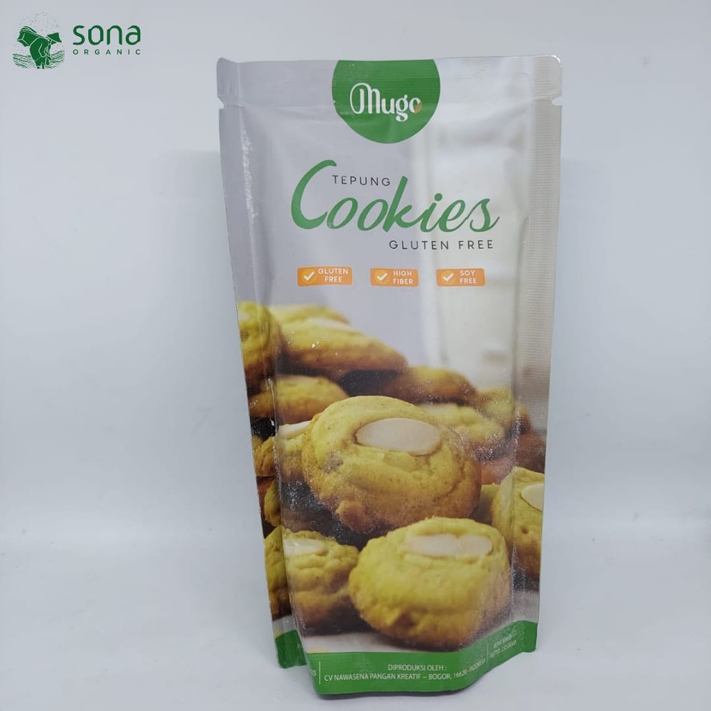 

Tepung Cookies Gluten Free 250gr - Mugo - Tepung Premix Cookies