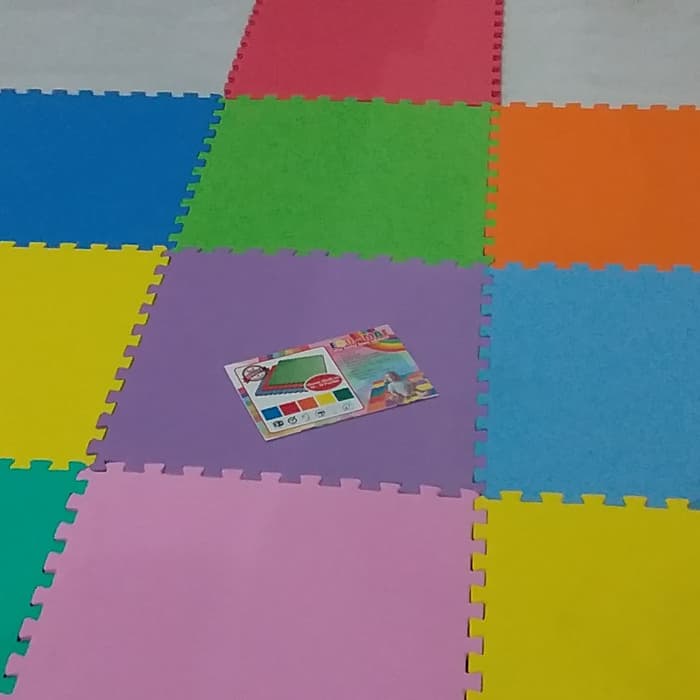 Matras Puzzle Polos 30x30x1 - Playmat Bayi - Tikar Puzzle isi satuan