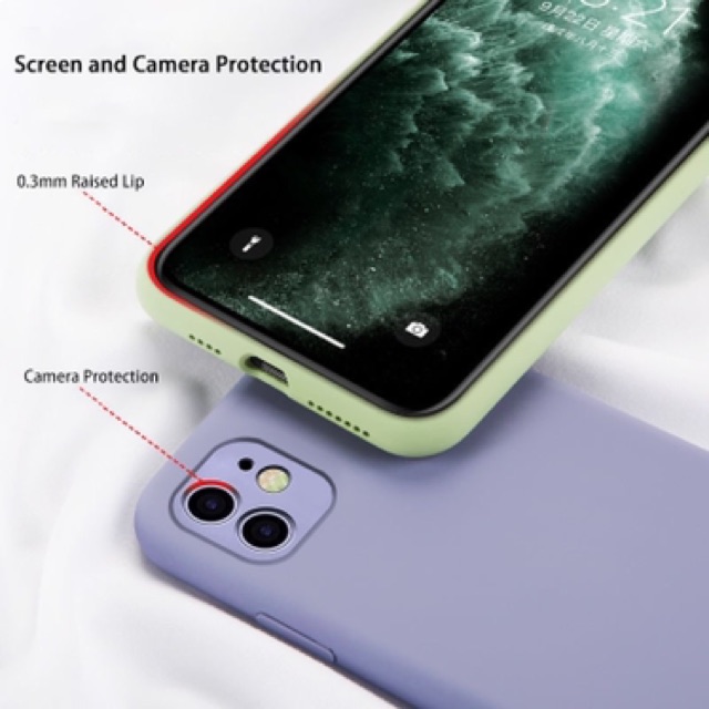 For iPhone12 13 Pro Max Mini Liquid Silicone Soft Case Full Camera Protection cover casing for iPhone12 iPhone13