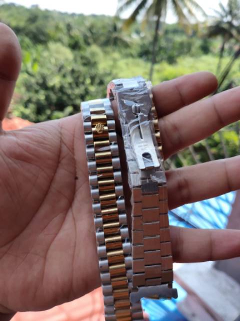 Strap Tali Jam Tangan Rolex presiden solid