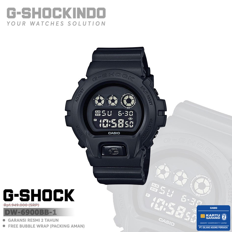 Casio G-shock DW-6900BB-1 / DW-6900BB-1DR Original