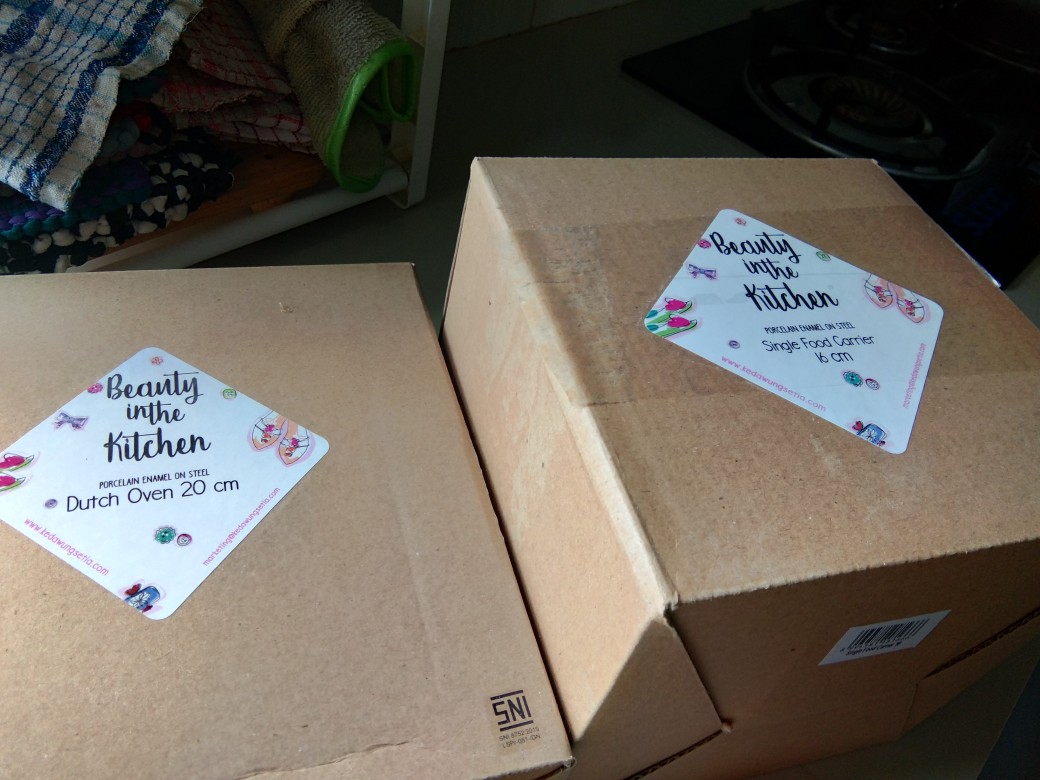 Rantang, Single Food Container Enamel Chefina D16cm, Beauty In The Kitchen