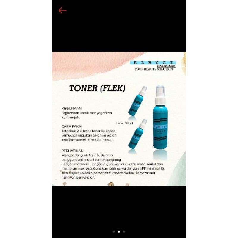 TONER FLEK ELBYCI