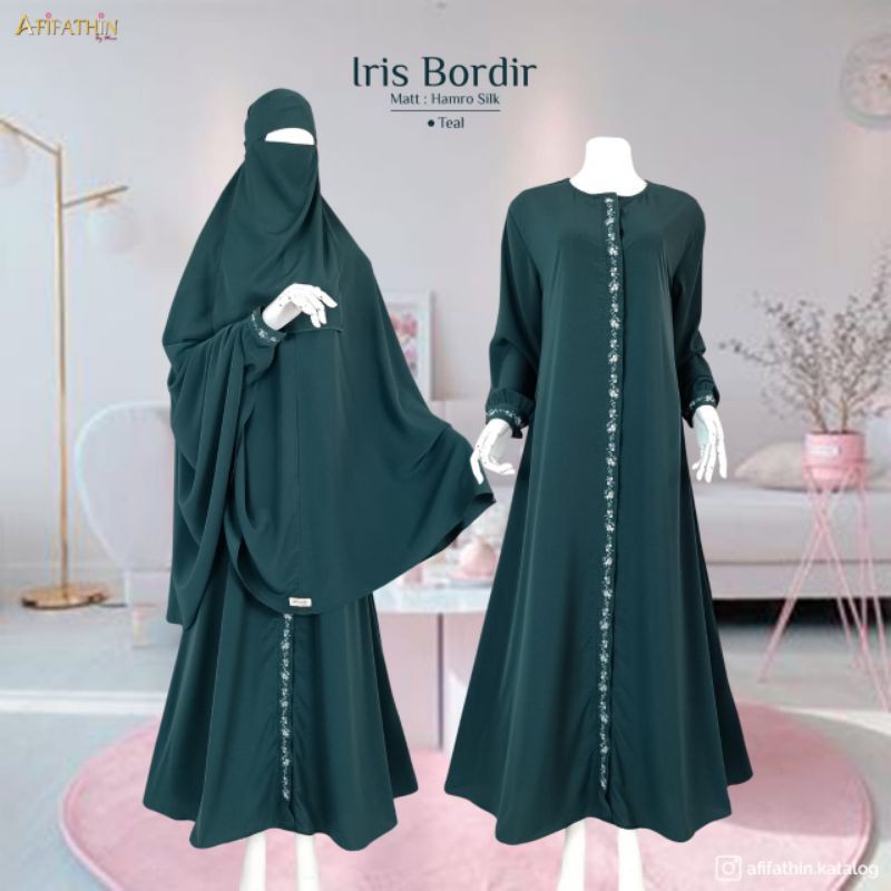 Gamis set IRIS BORDIR afifathin