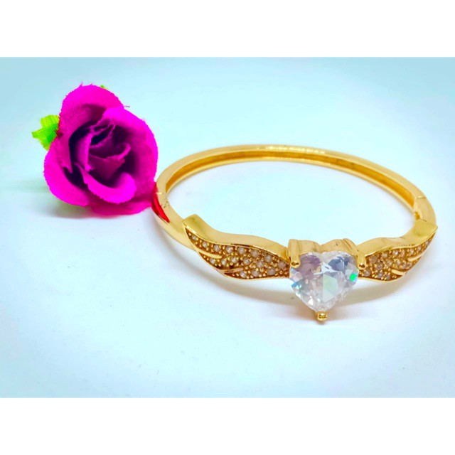 Super Sale! Gelang tangan pengganti emas love bersayap