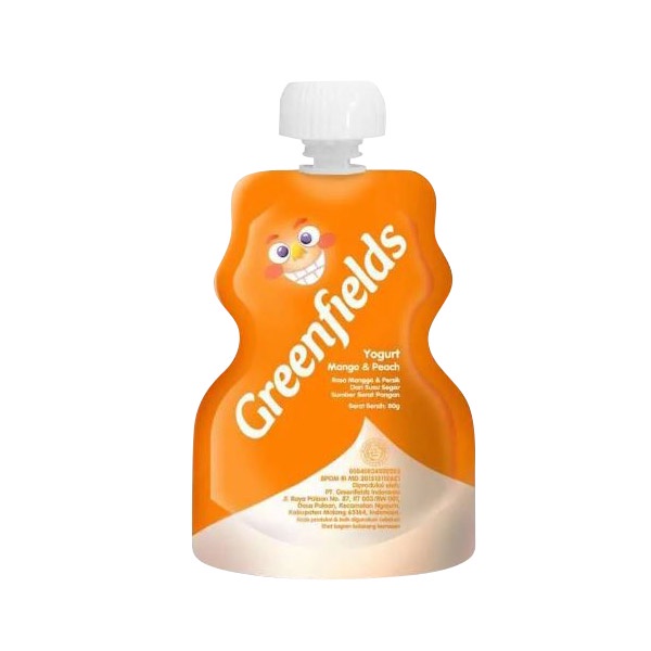 

GREENFIELDS KIDS YOGURT POUCH MANGO 80 GR