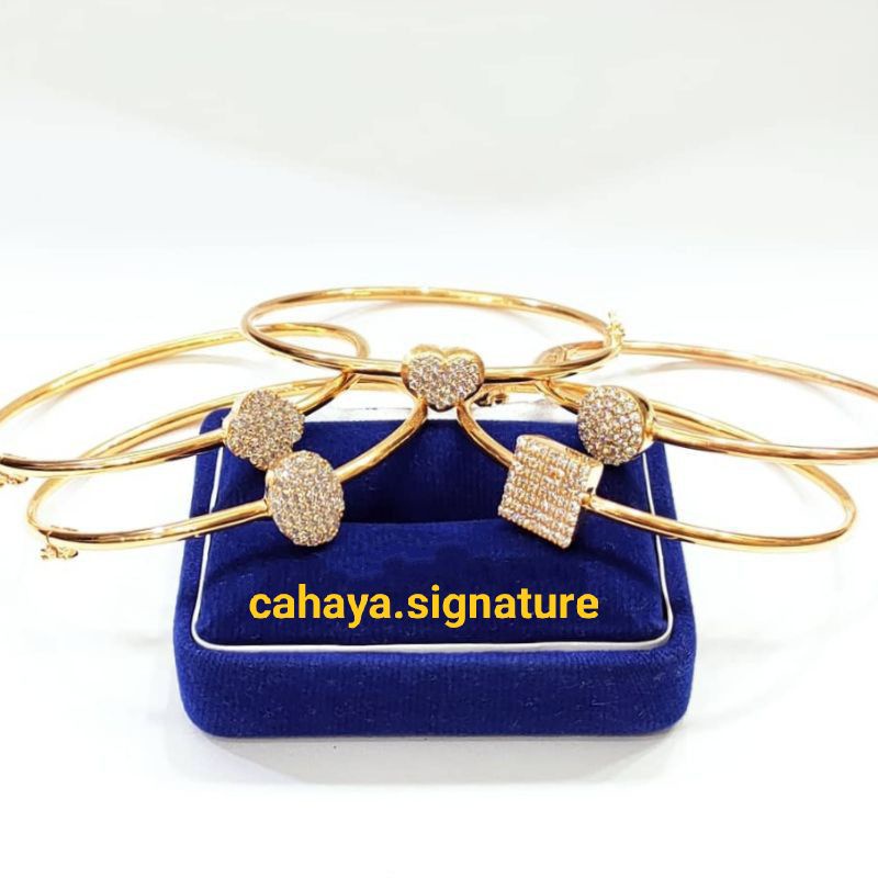 GELANG BANGLE DEWASA PERAK 925 IMPORT