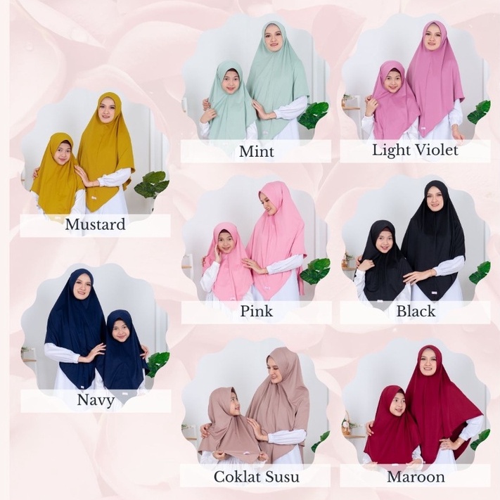 Jilbab Anak Dewasa Daily Bergo Adem Namira Hijab Instan Harian by Radinka Bahan Spandek Stella Jilba