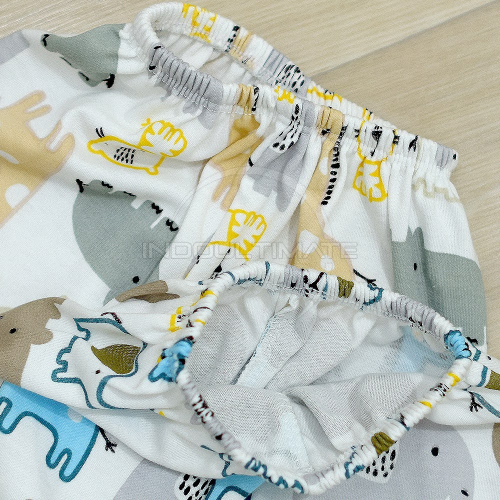 DS-115 1Pcs Celana Panjang (Ukuran S,M,L) ZOO SERIES BABY LEON COTTON Double Knit Celana Panjang Anak Bayi Newborn Celana Diaper Celana Popok Celana Panjang Harian Anak Bayi Celana Anak