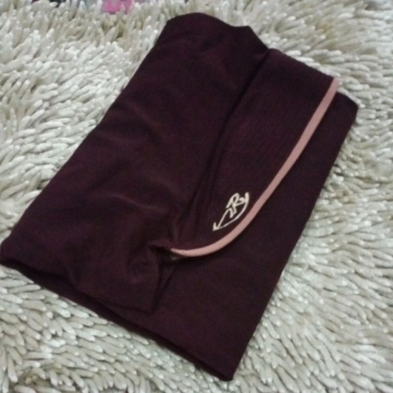 063 SYAR'I LIST ORI AREY HIJAB | JILBAB INSTAN KERUDUNG ORIGINAL-Burgundy