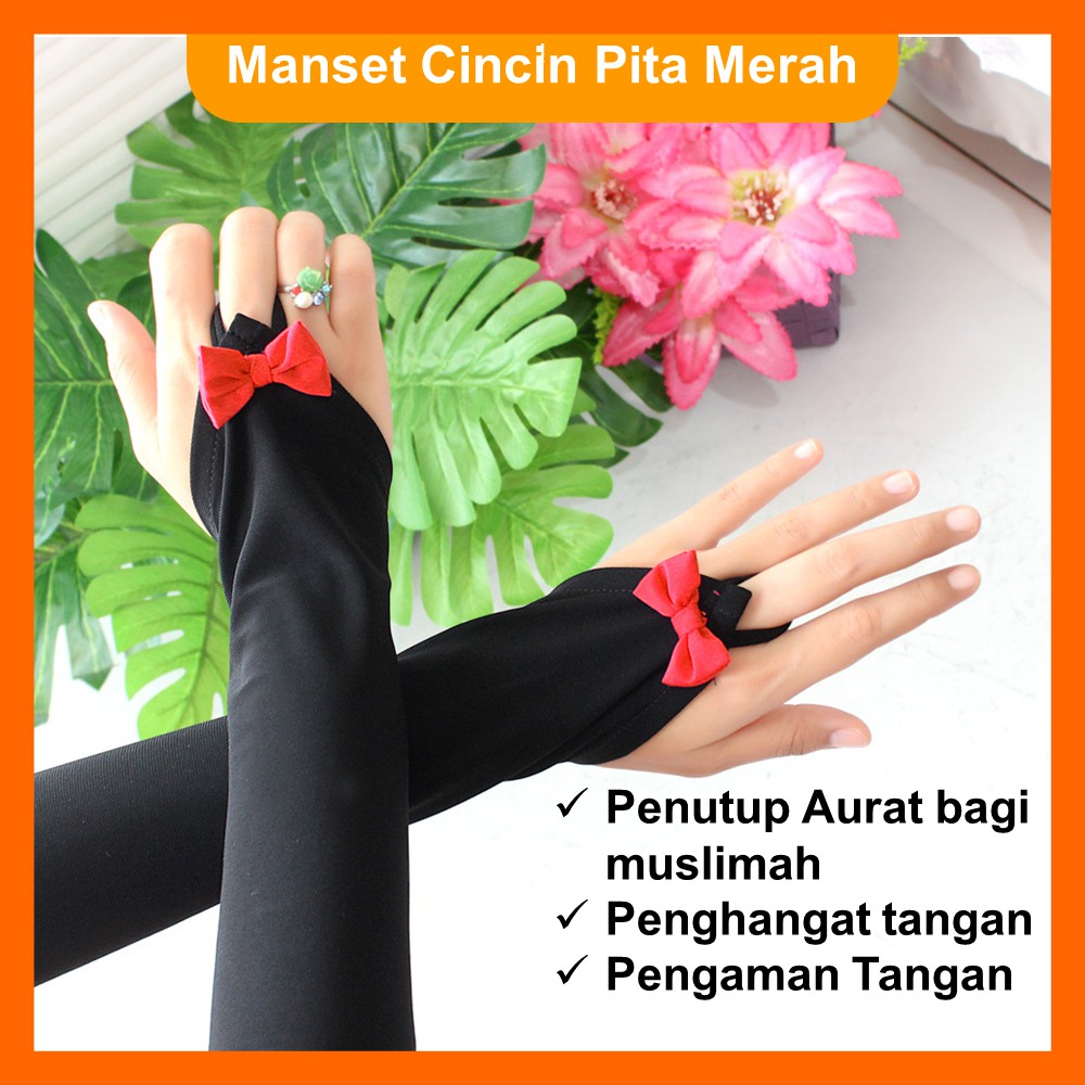 Handsock Cincin Pita Panjang Fashion Muslimah Terbaru Handshock Cincin Wanita