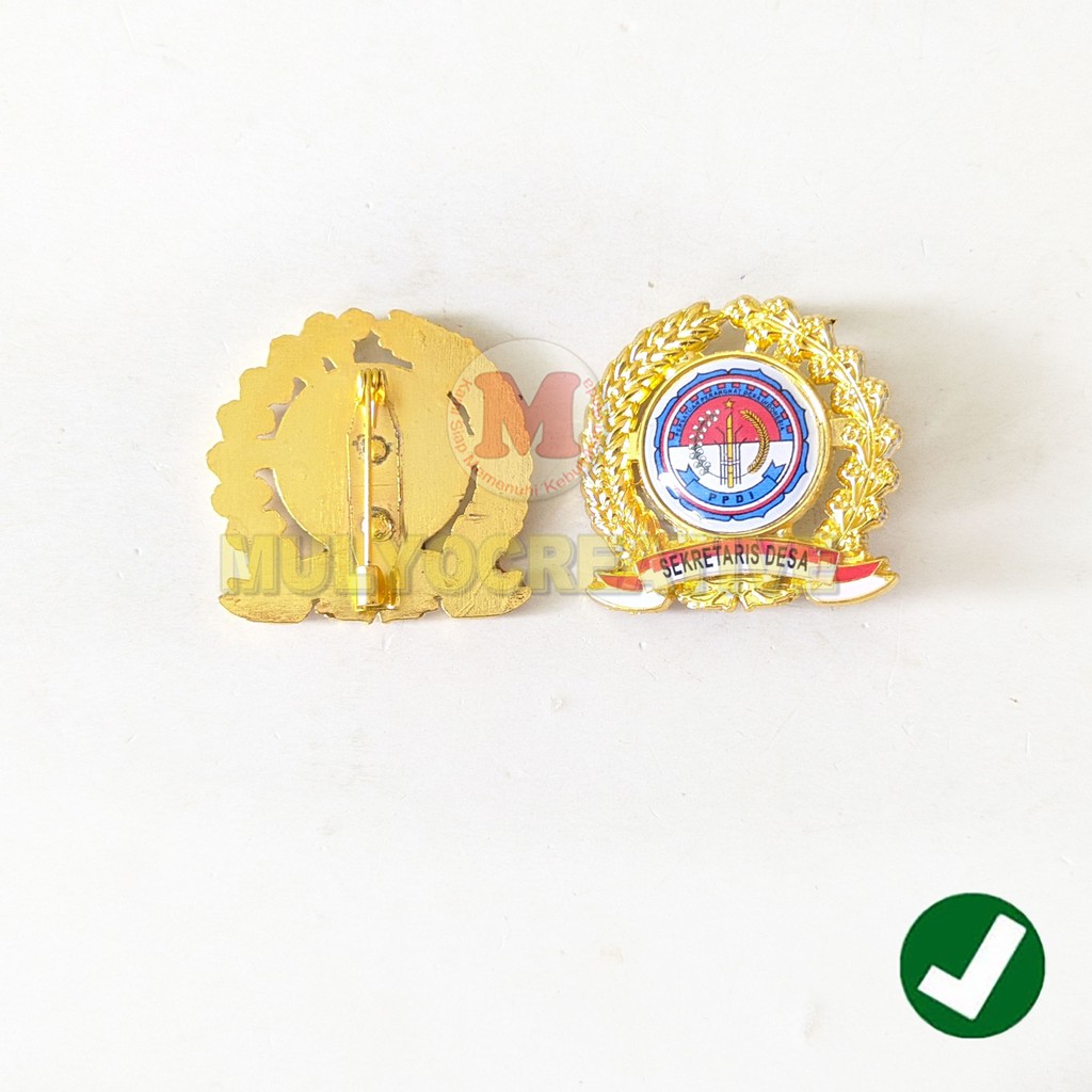 Pin Bros Perangkat Desa Sekdes Lencana Logo PPDI Sekretaris Desa