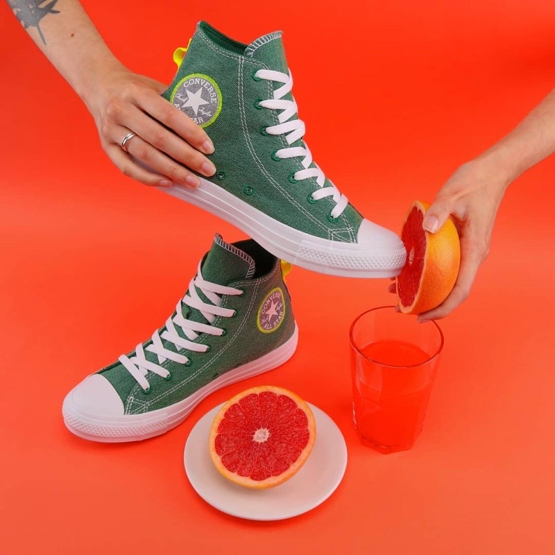 converse original 100% PT MAP (retail indo) converse CT High green