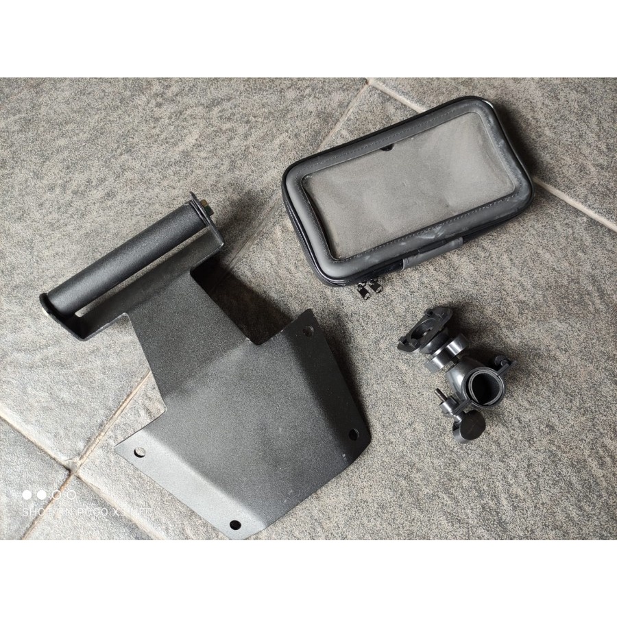 PAKET 1 BREKET GPS CB150X BRACKET HP GPS CB150X TEMPAT HP GPS CB150X