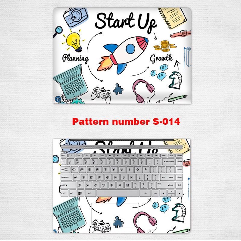 DELL Stiker Skin Vinyl 2 Sisi Cover Laptop / Notebook 11 / 12 / 13 / 14 / 15 &quot;/ 15&quot; Untuk Lenovo Xiaoxin Air14 / Pro13