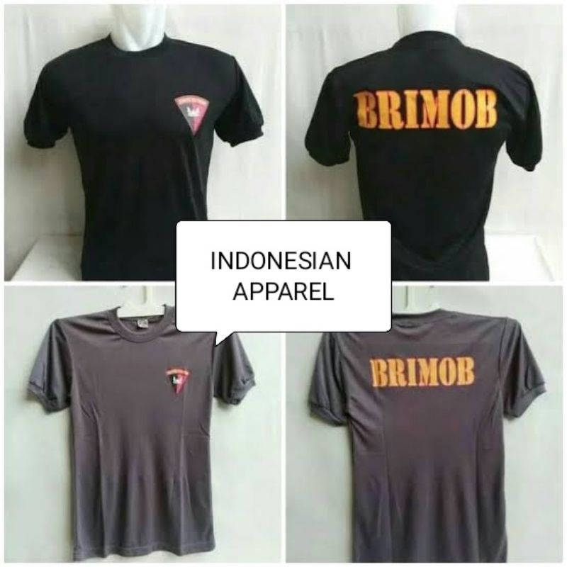 kaos intansi dalam polisi polri brimob premium