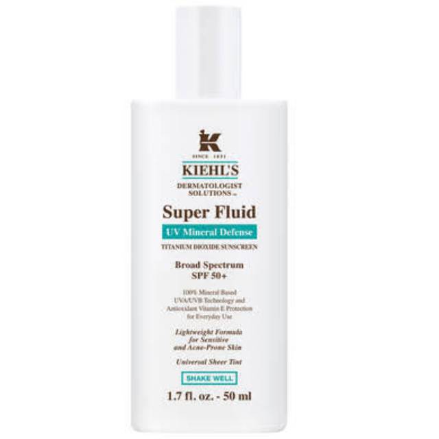 KIEHLS Ultra Light Daily UV Defense MINERAL SUNSCREEN 50ML / FULL SIZE / KIEHL'S Mineral Sunscreen -