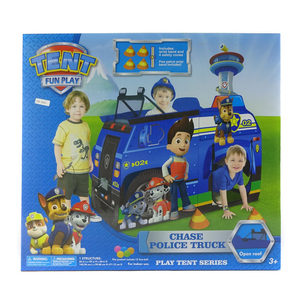 paw patrol marshall fire truck play tent