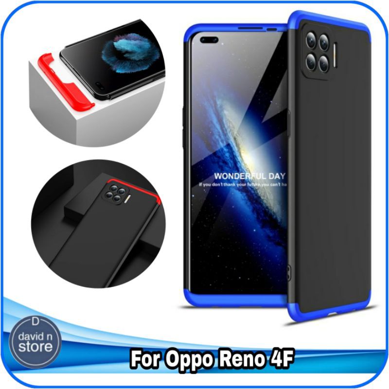 Casing Oppo Reno 4f Reno4 F Soft Hard Case Degree Full Protection Luxury Ultra Slim Cover Hardcase