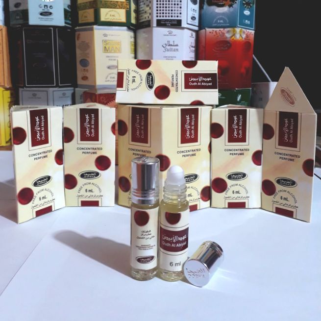 OUDH AL ABYADH Parfum DOBHA Kemasan 6ml Minyak Wangi Roll On non alkohol