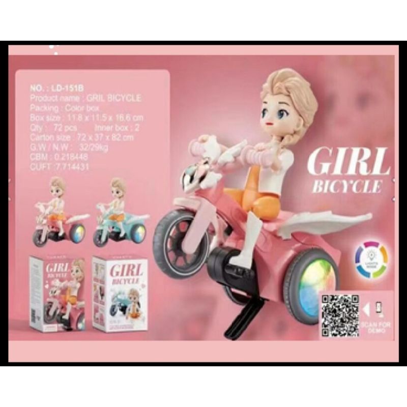 Mainan Anak Bicycle Dancing / Sepeda Menari akrobat 03-Sepeda peri