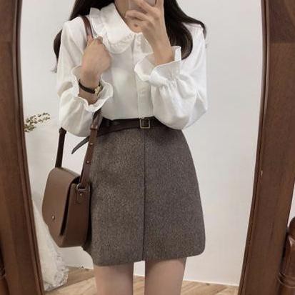 BEFAST - ZEC OOTD Wanita Blus Tangan Panjang YUNJIRE / Viviary Blouse / Blouse Casual Wanita