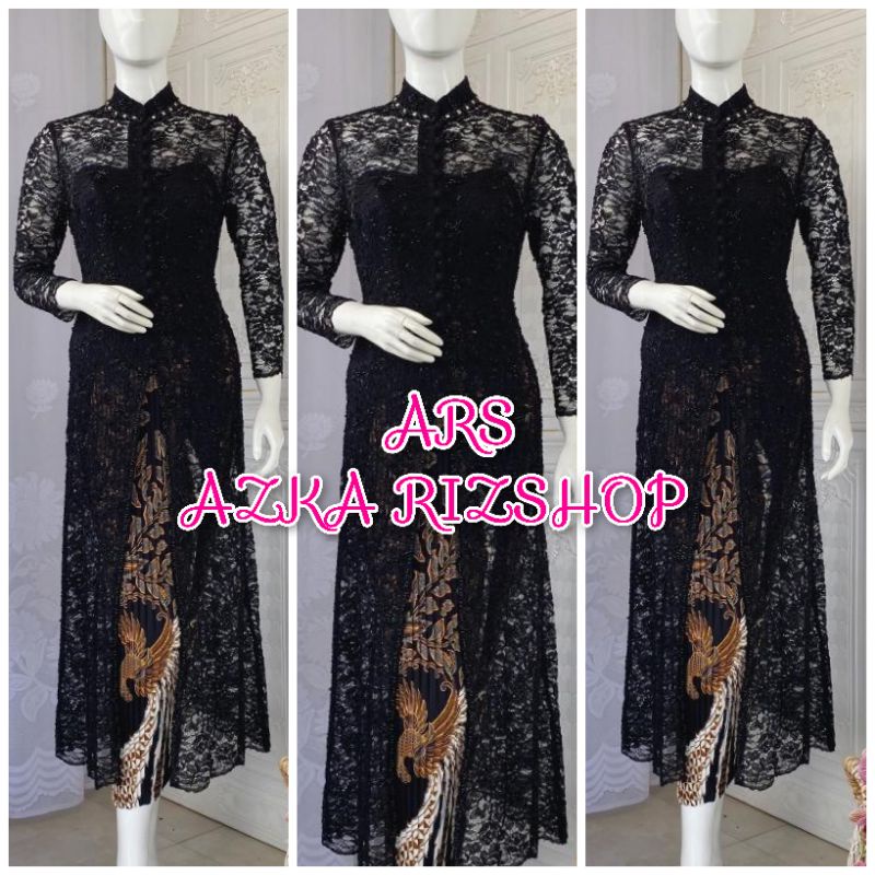 atasan kebaya brukat hitam kebaya brukat premium kebaya brukat termurah kebaya besan kebaya keondang