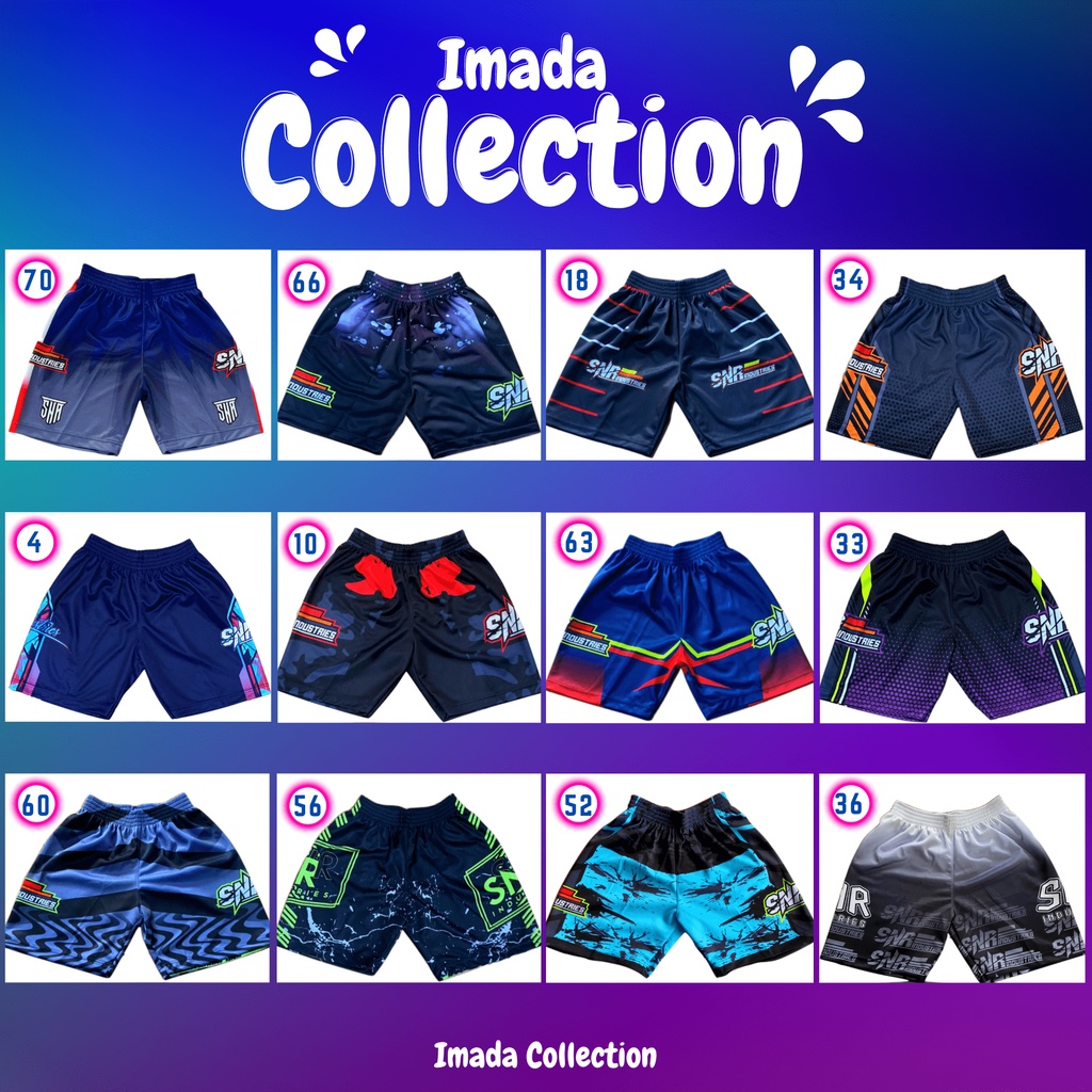 Celana Voli Full Printing Celana Logo SNR Voly Celana Kolor Olahraga Pria Wanita Kolor SNR Original