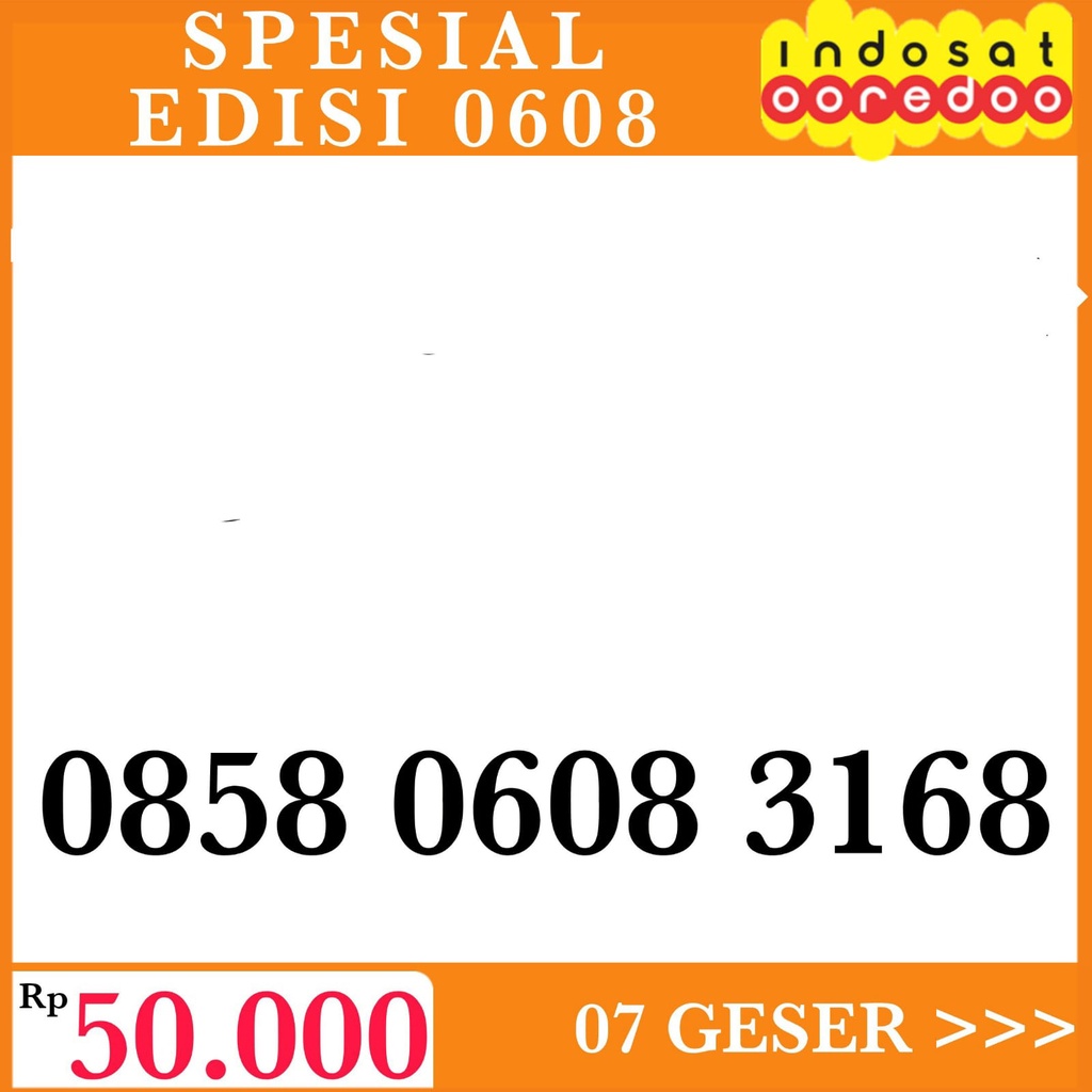 Nocan Indosat Triple Rapih