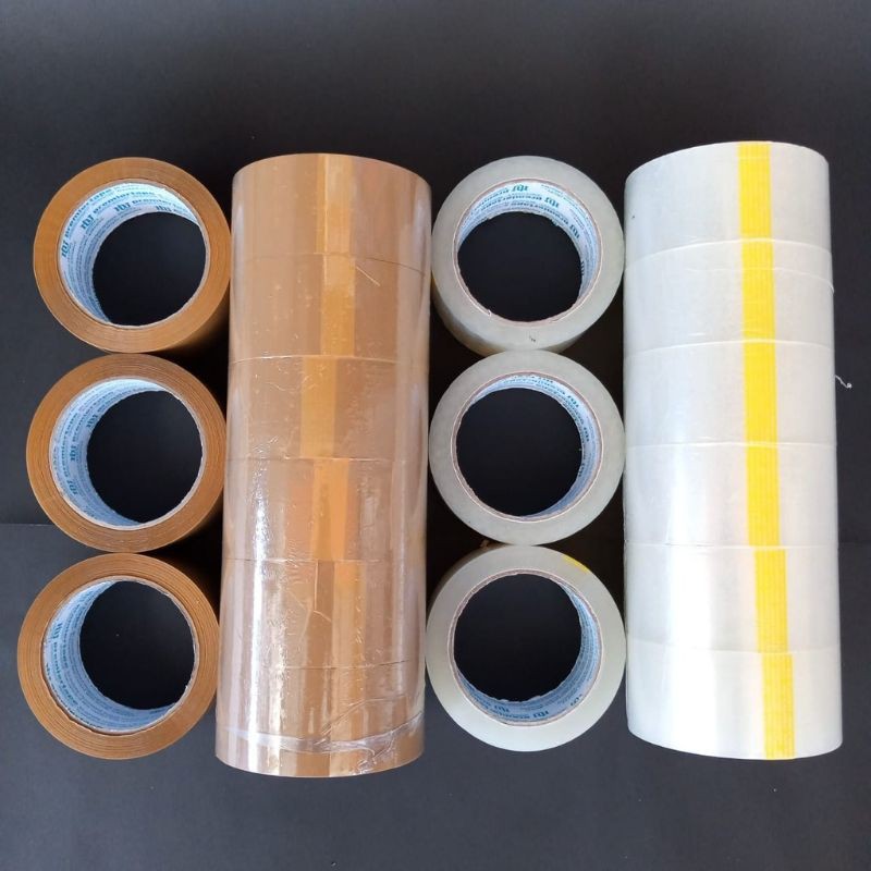 

lakban bening dan coklat 2 Inch