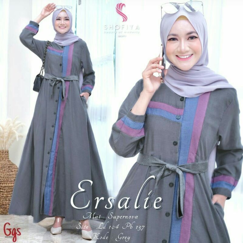 DRESS MAXI Ersalie Ori by Shofiya