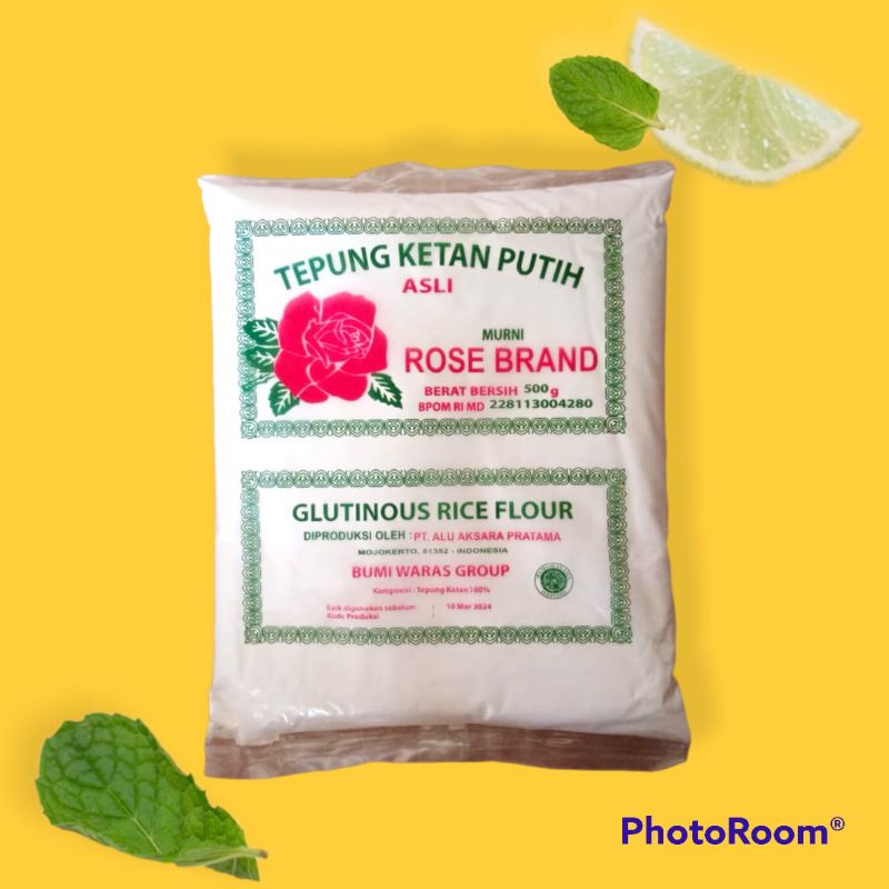

Tepung Ketan Rose Brand 500 gr