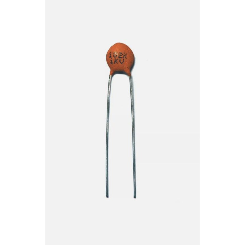 Disc Ceramic Capacitor 102K 1000pF 1KV 1000V K ±10% Y5P RoHS Taiwan