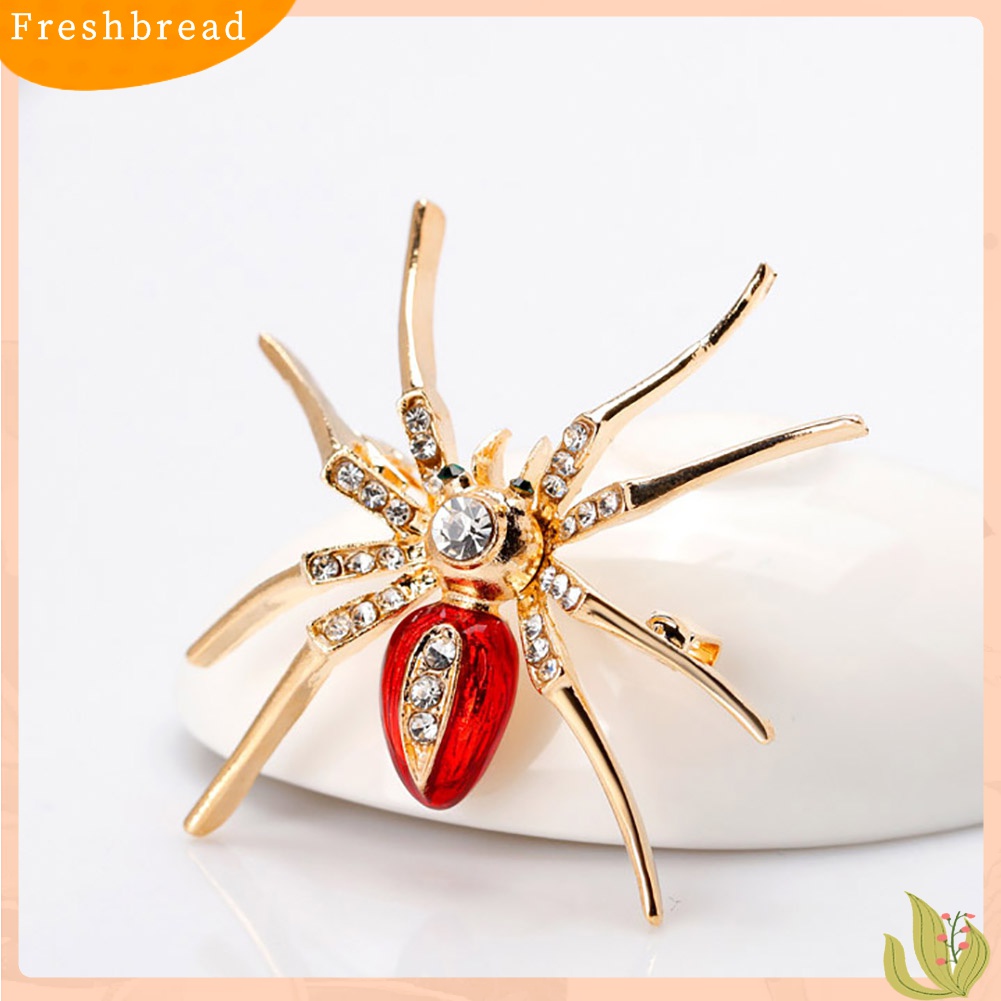 [ TERLARIS]Fashion Spider Gift Women Collar Brooch Pin Clip Scarf Wedding Party Jewelry