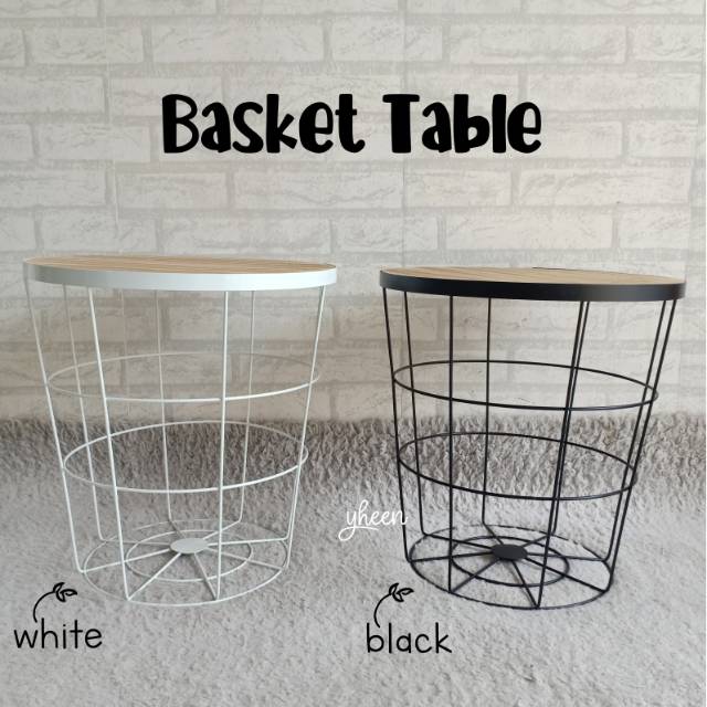 Basket Table II / Storage Table / Meja Penyimpanan / Meja Serbaguna / Meja Keranjang