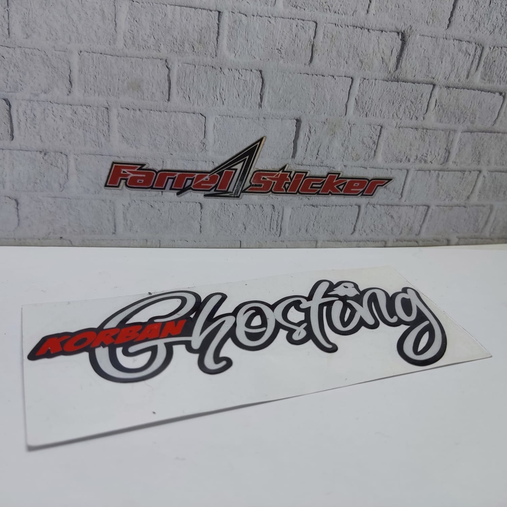 Stiker sticker korban ghosting