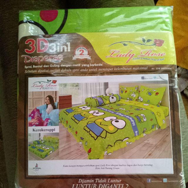 Sprei Lady Rose Keropi 160/180x200