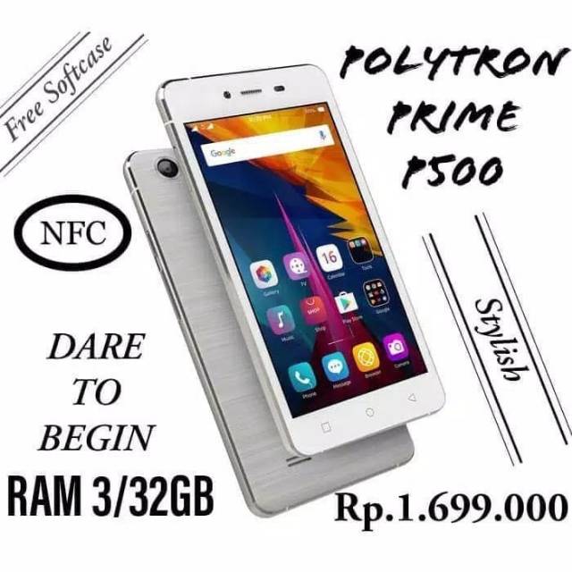 Hp android murah hp nfc hp Polytron 7s p500 ram 3gb Rom 32gb baru garansi 4g BKN s8 s9 s10 xs xr