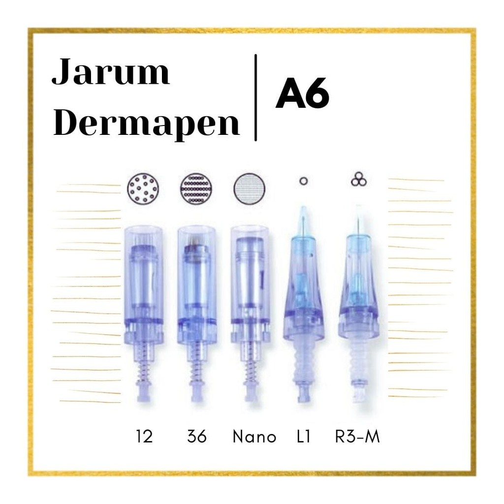 Jarum dr.pen a6 cartridge nano | 12 pin | 36 pin a6 cocok ke mym m7 m5 n2 a1 wireless