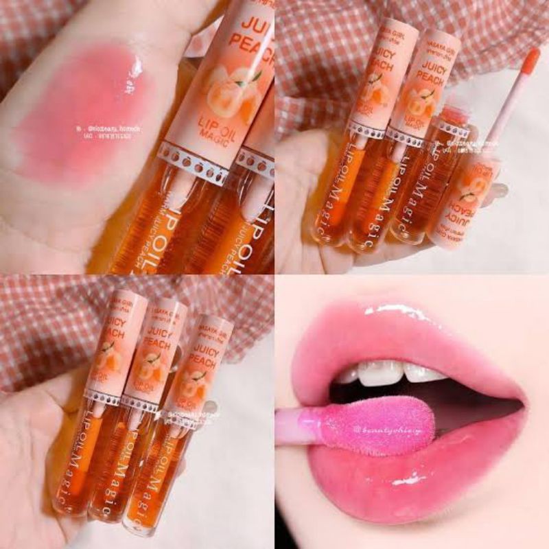 LIP OIL MAGIC JUICY PEACH HASAYA GIRL