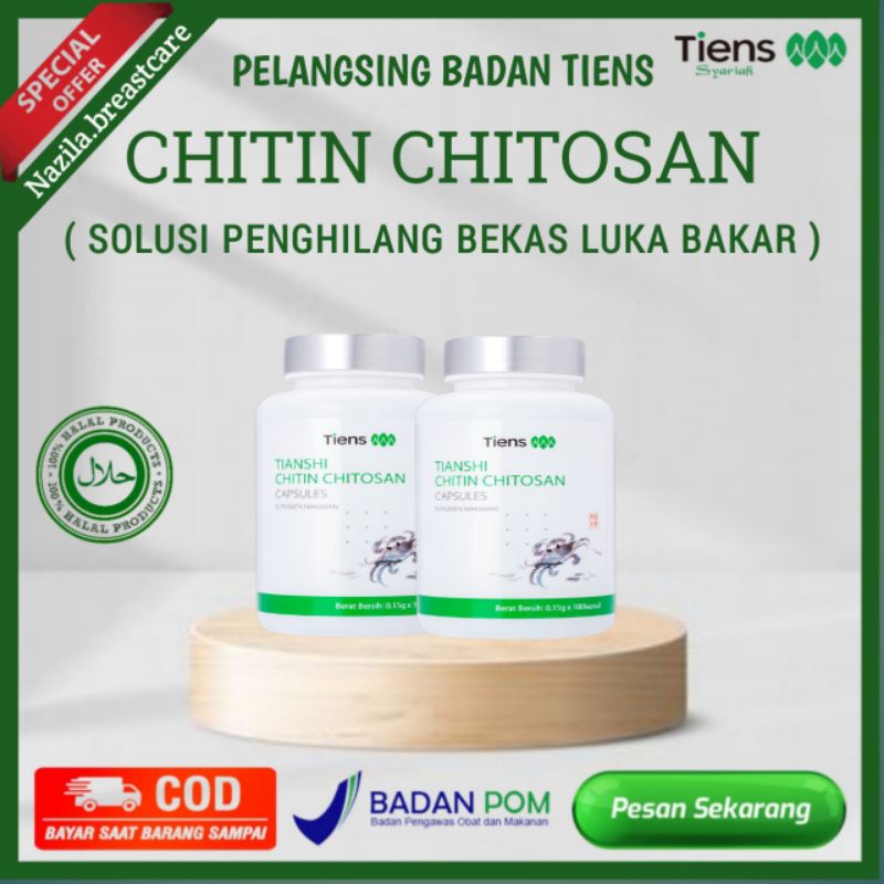 TIENS CHITIN CHITOSAN PELANGSING BADAN | OBAT DIET & DETOK | PELANGSING HERBAL ALAMI