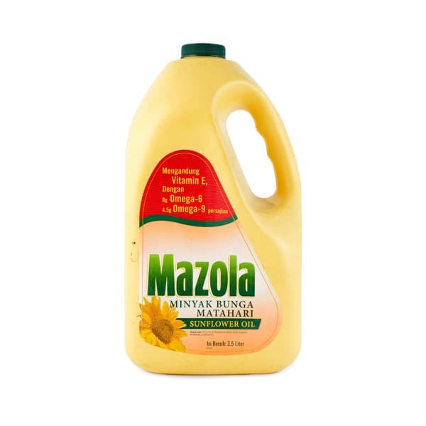 

3,5 Liter Mazola Sunflower Oil | Minyak Bunga Matahari Sun Flower Exp. Oktober 2025