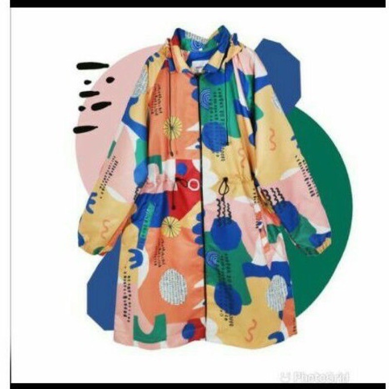 jaket nadjani jacket nadjani birdie orange NWT