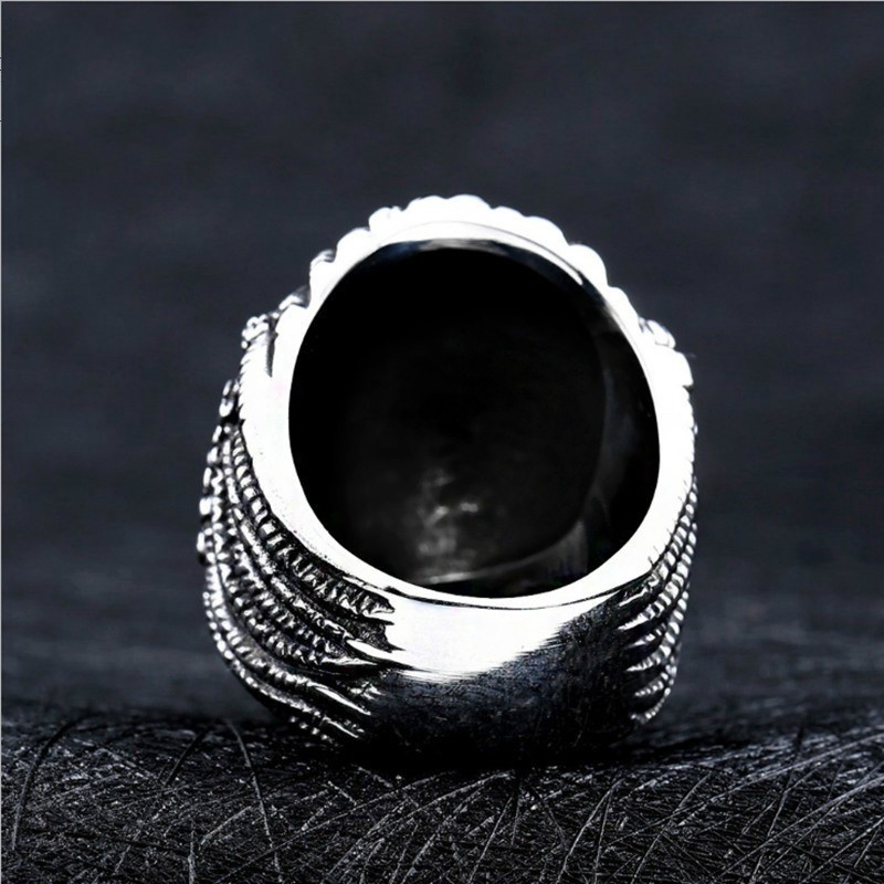 SEUSUK  Fashion Movie Alien Predator Finger for Men Gothic Style Ring Jewelry