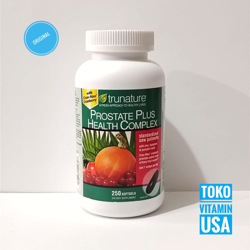 Trunature Prostate Plus Health Complex with Zinc 250 Softgels