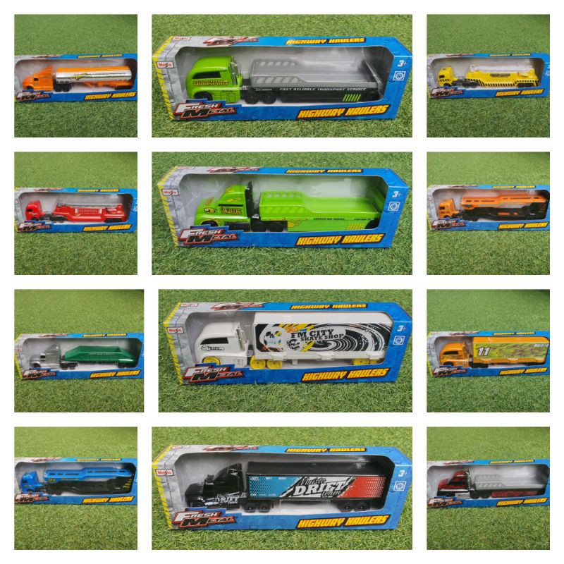 Diecast Truck Kontainer Box Miniatur Diecast Truk Container Tengki